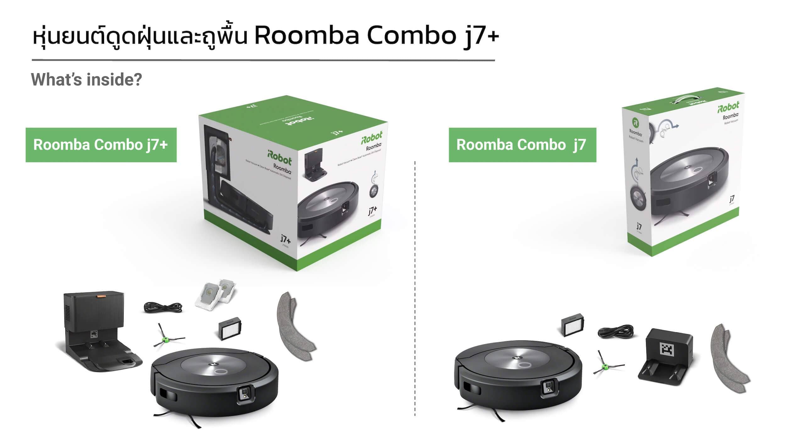 5 ฟีเจอร์ดีกับบ้านมีสุนัข รีวิว iRobot Roomba Combo j7+ หุ่นยนต์ดูดฝุ่นและถูพื้น 2 in 1 41 ความต่างของรุ่น Roomba Combo j7+ และ j7 คือมี Clean Base เพิ่มเข้ามา