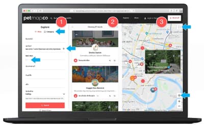หน้า Explore 3 คอลัมน์