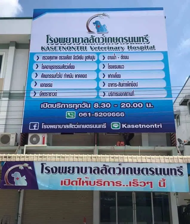 Kasetnontri Veterinary Hospital (โรงพยาบาลสัตว์เกษตรนนทรี) 1
